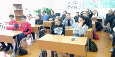 Встреча преподавателей Лужского института с учащимися МОУ «Вечерняя (сменная) общеобразовательная  школа»